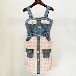 Chic denim dungaree dress In A Variety Of Stylish Designs 