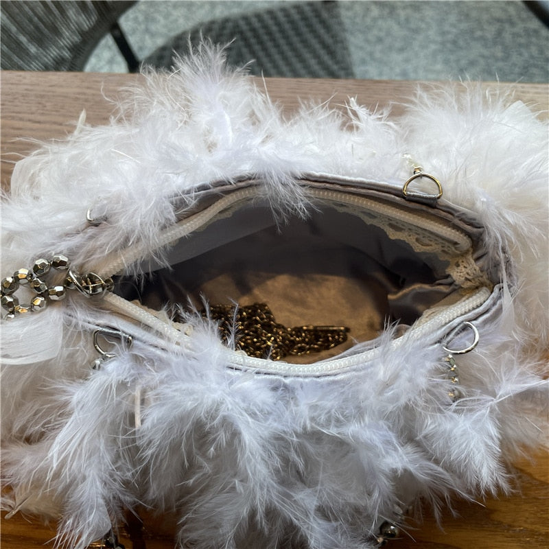 Feather Handbag