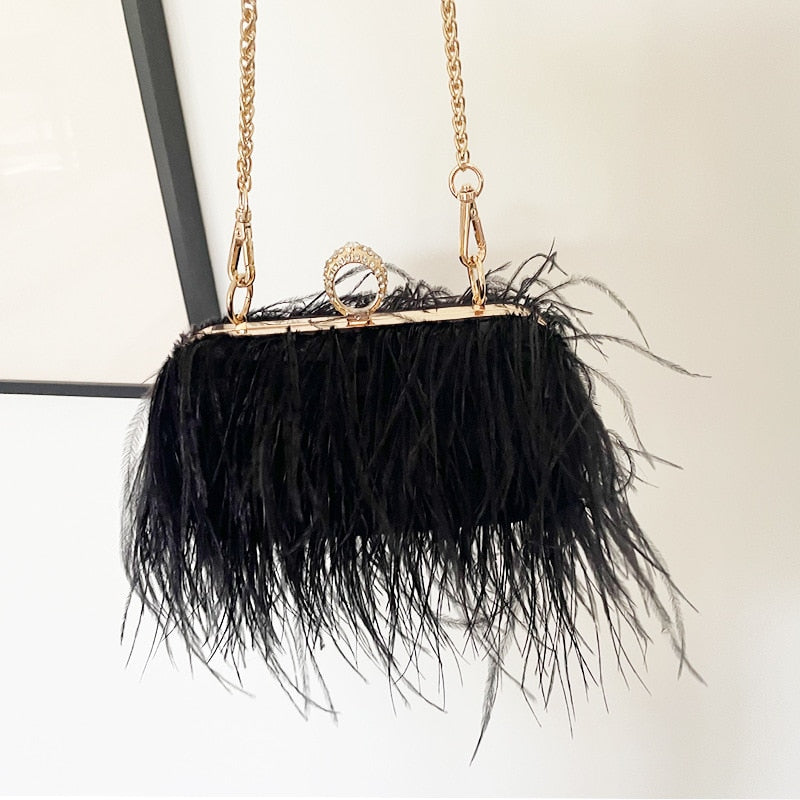 Feather Handbag