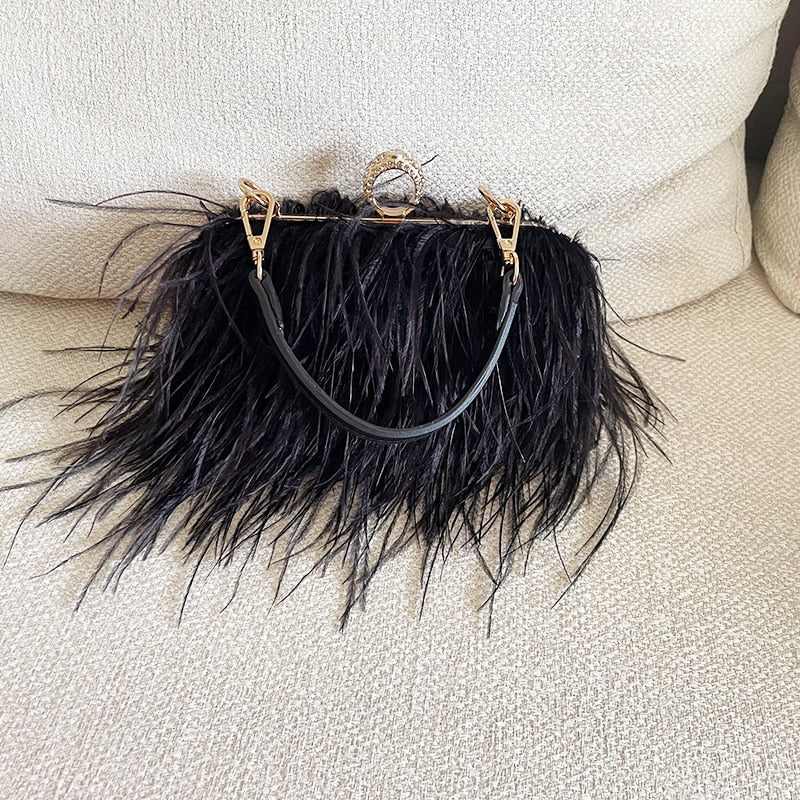 Feather Handbag