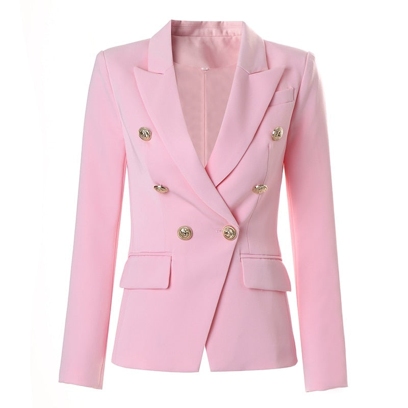 Slim Fit Pink Blazer