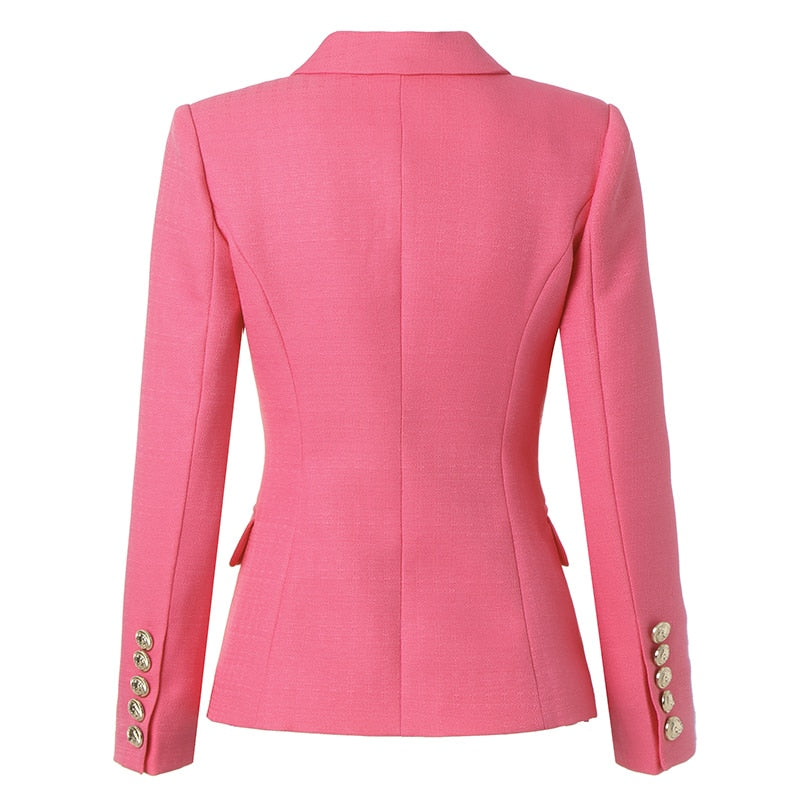 Fresh Pink Slim Fit Blazer