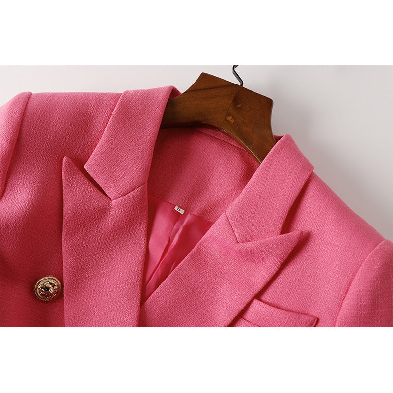 Fresh Pink Slim Fit Blazer