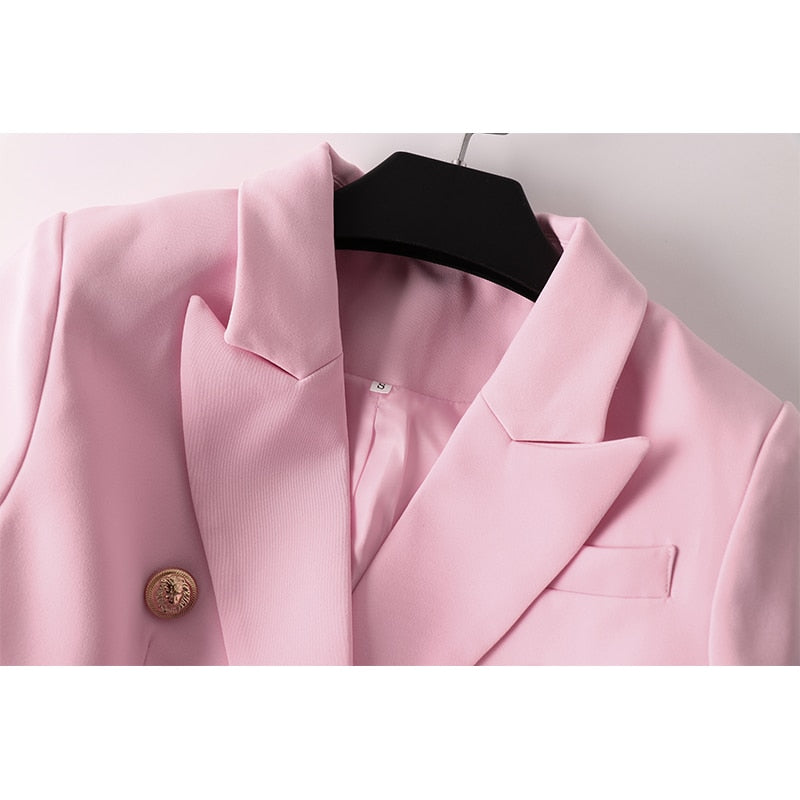 Slim Fit Pink Blazer