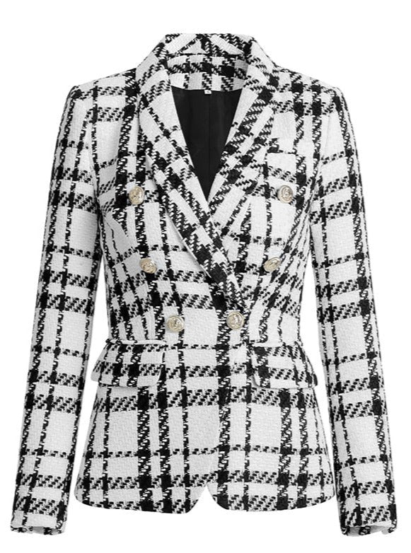 Plaid Blazer