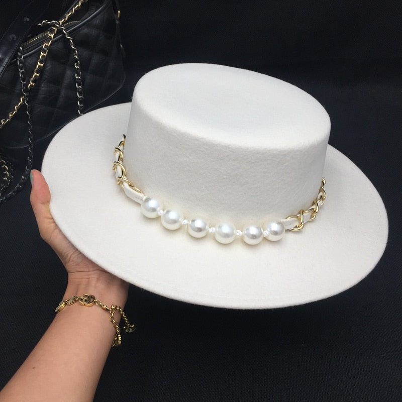 White Wool Hat