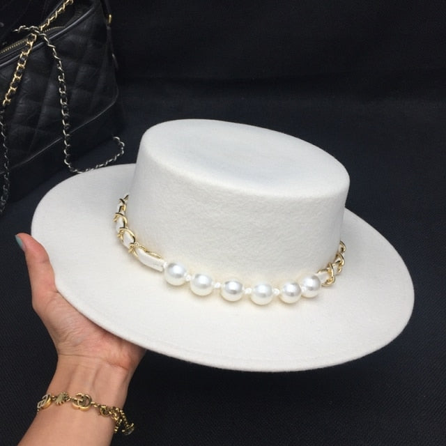 White Wool Hat